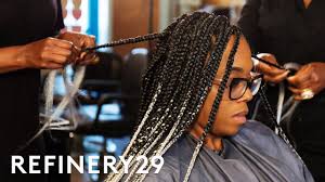 5 out of 5 stars. I Got Grey Ombre Box Braids For The First Time Hair Me Out Refinery29 Youtube
