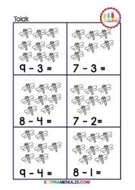 42 − 6 = ____ dalam 1. 13 Prasekolah Ideas Matematik Tadika Prasekolah Tadika