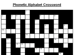Das international phonetic alphabet wurde zuerst 1888 von der association phonétique internationale (international phonetic association) veröffentlicht. Crossword On The Phonetic Alphabet Answers Teaching Resources
