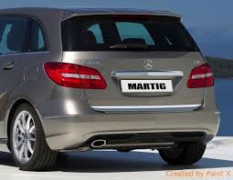 Mercedes B Klasse W246 Chrom Zierleiste Heckleiste Heckklappe 3m Chromleiste Suv Car Suv Car
