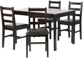 We are a complete retail furniture store with an attached factory where we manufacture wood and metal furniture as well as upholster chairs and stain our wooden. Amazon Com Dining Table Set Kitchen Dining Table Set Wood Table And Chairs Set Kitchen Table And Chairs For 4 Person Table Chair Sets