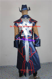 Gungrave Brandon Heat Cosplay Costume faux leather made acgcosplay include  hat - AliExpress