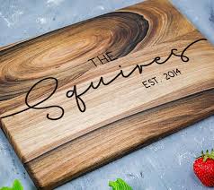 Engraved cutting boards make an excellent gift for almost any occasion. 51 Great Personalized Cutting Boards