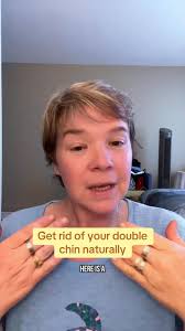 Get rid of your double chin naturally with a simple and gentle face yoga  routine. #faceyoga #doublechin #jawline #sculptyourface #snatched  #antiaging #faceroutine #matureskin
