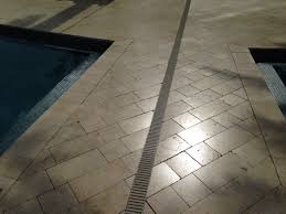 New Pool Deck With P3 S Non Slip Anti Slip Coating Www P3surfacesolutions Com Travertine Pool Decking Travertine Pool Tile Design