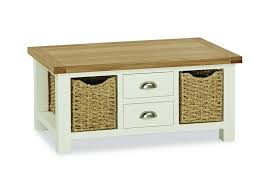 Black tray accent side table with golden storage basket,metal round coffee end tables set of 2, modern style nesting tables for living room,nightstand,office. Suffolk Large Coffee Table With Baskets Global Home Homeline Furni