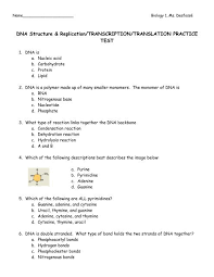 Ir contains the genetic blueprint for life. Dna Structure And Replication Mansah