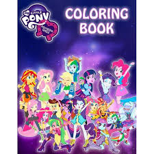 Dibujos para pintar de la pelicula…descripción completa. My Little Pony Equestria Girls Coloring Book 55 Illustrations And Mazes Walmart Com Walmart Com