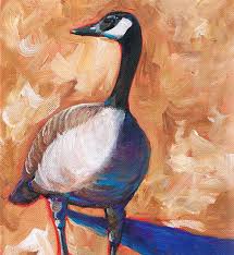 Canvas wall art,3 pieces framed wall art for bathroom bedroom beach theme canvas prints bathroom wall art,modern art work for home walls easy to hang size 12x16 inch each panel bathroom decor wall art. Goose Painting Entitled Canuck Quirky Canada Goose By Grafittigirl 75 00 Painting Art Antique Books