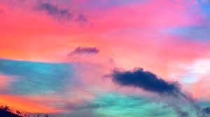 Man near torii gate wallpaper, gray temple wallpaper, landscape. Blue And Pink Sky 1366x768 Wallpaper Teahub Io