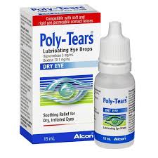 Analogue, ha esattamente gli stessi ingredienti, gruppo farmacologico, opzione di trattamento. Poly Tears Lubricating Dry Eye Drops 15ml