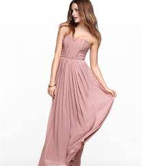 H M Strapless Blush Maxi Dress Dusty Pink Bridesmaid Dresses Dusky Pink Bridesmaid Dresses Bridesmaid Dresses Uk