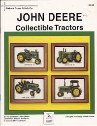 It is a black and white symbol pattern. Free John Deere Collectible Tractors Counted Cross Stitch Booklet Needlecraft Listia Com Auctions For Free Stuff