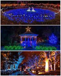 December Nights Holiday Lights Coastal Georgia Botanical Gardens Savannah Formerly Called Bamboo Far Coastal Landscaping Coastal Entryway Coastal Gardens