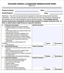 How do i structure feedback on a lesson observation? Teacher Evaluation Form 7 Download Free Documents In Pdf Teacher Evaluation Teacher Observation Teacher Observation Checklist