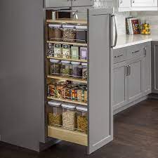 Grey elfa décor gliding shelf. Pull Out Pantry Shelf Unit For 12 Openings