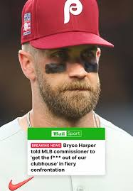 Bryce Harper Challenges MLB Commissioner