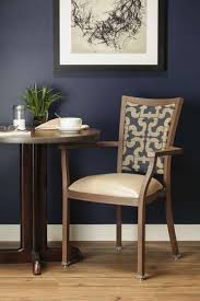 Huntsville Dining Chair With Front Casters Maxwell Thomas Click The Pin To Find More Maxwell Thomas Senior Living F Dining Chairs Living Furniture Furniture