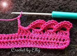 Pink Wave Edge Tutorial Pattern By Elena Kozhukhar Crochet Edging Patterns Crochet Edging Crochet Blanket Edging