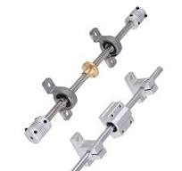 Ideaker Lot de 15 roulements à billes avec axe optique horizontal et vis de  plomb de 2 mm pour arbre double rail et raccord d'arbre flexible Ideaker ...