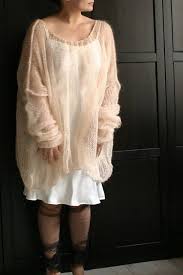 Light Flyweight Mohair Knit Knit Fashion Mohair Sweater