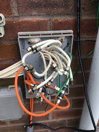 They both however start inside the cable box. How To Hook Up All The Coax Cables In Outside Box Cableadvice