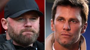 Wayne Rooney with Tom Brady