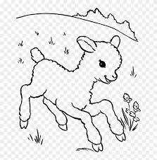 Lamb family coloring page to color, print and download for free along with bunch of favorite this coloring image dimension is about 600 pixel x 734 pixel with approximate file size for around 77.30. A Baby Sheep Is Called A Lamb Coloring Pages Baby Lamb Coloring Pages Free Transparent Png Clipart Images Download