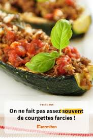 Courgette Farcie Recette Courgettes Farcies Recette Avec Courgette Recette Courgette Farcie