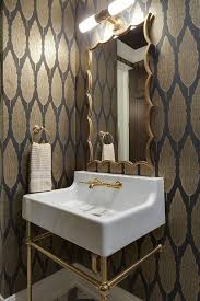 40 What Absolutely Everyone Is Saying About Bathroom Wallpaper Ideas And What You Should Be Doing 138 Pecansthomedecor Powder Room Design Rustic Powder Room Modern Powder Rooms