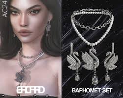 BAPHOMET SET /// THE SIMS 4 CC /// BRADFORD