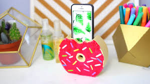 Use a larger paperclip if you want to make a stand for a larger device such as a tablet. How To Make A Donut Phone Charger Holder Craftsonfire