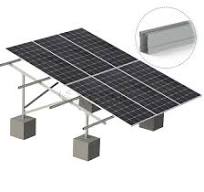 High Strength Carbon Steel Solar Panel Ground Rack System ...