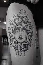 Grafika Tattoo Medusa And Black And White Medusa Tattoo Medusa Tattoo Design Body Art Tattoos