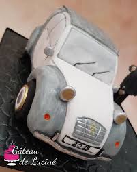 3d Citroen 2cv Cake By Gateau De Lucine Photo Cake Special Occasion Cakes Cupcake Cookies