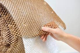 Network Packaging Introduces Geami Wrappak In 2021 Paper Mesh Brown Packing Paper Packaging