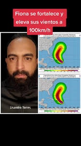 #Fiona se #fortalece con vientos de 100km/h #RepúblicaDominicana
