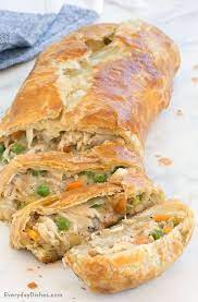 Chicken Pot Pie Stromboli Recipe Recipes Cooking Stromboli Recipe