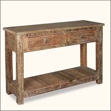 Rustic Reclaimed Wood Naturally Distressed Hall Console Table Rustic Reclaimed Wood Reclaimed Wood Furniture Wood Sofa Table
