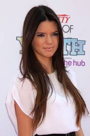 Kendall Jenner Straight Medium Brown Hairstyle Steal Her Style Kendall Jenner Hair Hair Styles Bella Hadid Hair