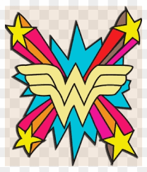 Wonder Woman Art Wonder Woman Clip Art Vintage Wonder Woman Logo Free Transparent Png Clipart Images Download