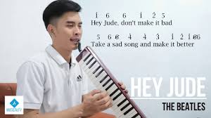 You guys can play left hand octave higher or lower if you want to :d. Hey Jude The Beatles Cover Not Angka Pianika Youtube