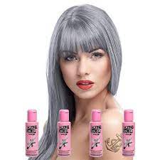 Crazy Colour Platinum Semi Permanent Hair Dye 4 X Silver By Crazy Colour For More Information Vi White Hair Color Semi Permanent Hair Dye Hair Color Cream