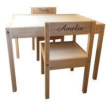 768 x 1024 jpeg 80 кб. Personalised Childrens Kids Ikea Table And Chairs Any Name Etsy Ikea Table And Chairs Ikea Table Childrens Table