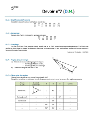 Controle De Mathematiques En Cinquieme 5eme Devoirs Surveilles Corriges De Mathematiques En Cinquieme