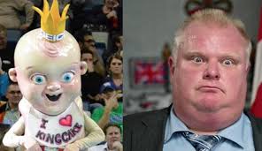 Here's more king cake baby, here to eat your dreams Late Night With Seth Meyers On Twitter You Have To Admit The Resemblance Between The New New Orleans Pelicans Mascot And Rob Ford Is Uncanny Lnsm Http T Co Wllhwmeg09