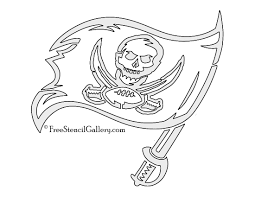 Nfl Tampa Bay Buccaneers Stencil Jpg 1 100 850 Pixels Nfl Logo Coloring Pages Logo Color