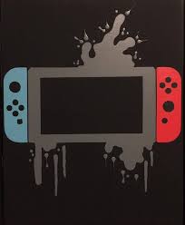 Nintendo Switch Video Game Controller Painting Video Game Etsy Video Game Decor Game Art Gaming Decor
