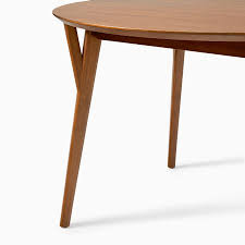 How can i create multiple tables with circular references. Mid Century Round Expandable Dining Table West Elm United Kingdom