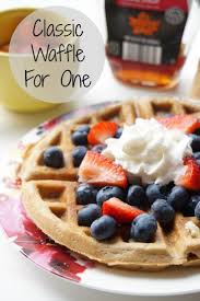 Waffles For One It S Autumn S Life Small Batch Waffle Recipe Waffle Mix Recipes Waffle Recipes